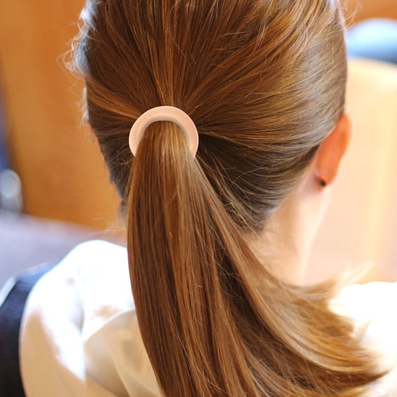 Niceauty 200Pcs Stretchy Seamless Hair Bands Elastic Ponytail Ties Comfortable for Daily Use