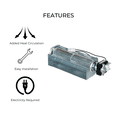 thumbnail image 5 of Blower for ProCom and Duluth Forge Gas Fireplaces and Stoves - Model# QEB100, 5 of 5