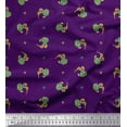 thumbnail image 1 of Soimoi polyester Crepe Fabric Square & Floral Artistic Printed Fabric 1 Yard 52 Inch Wide, 1 of 1