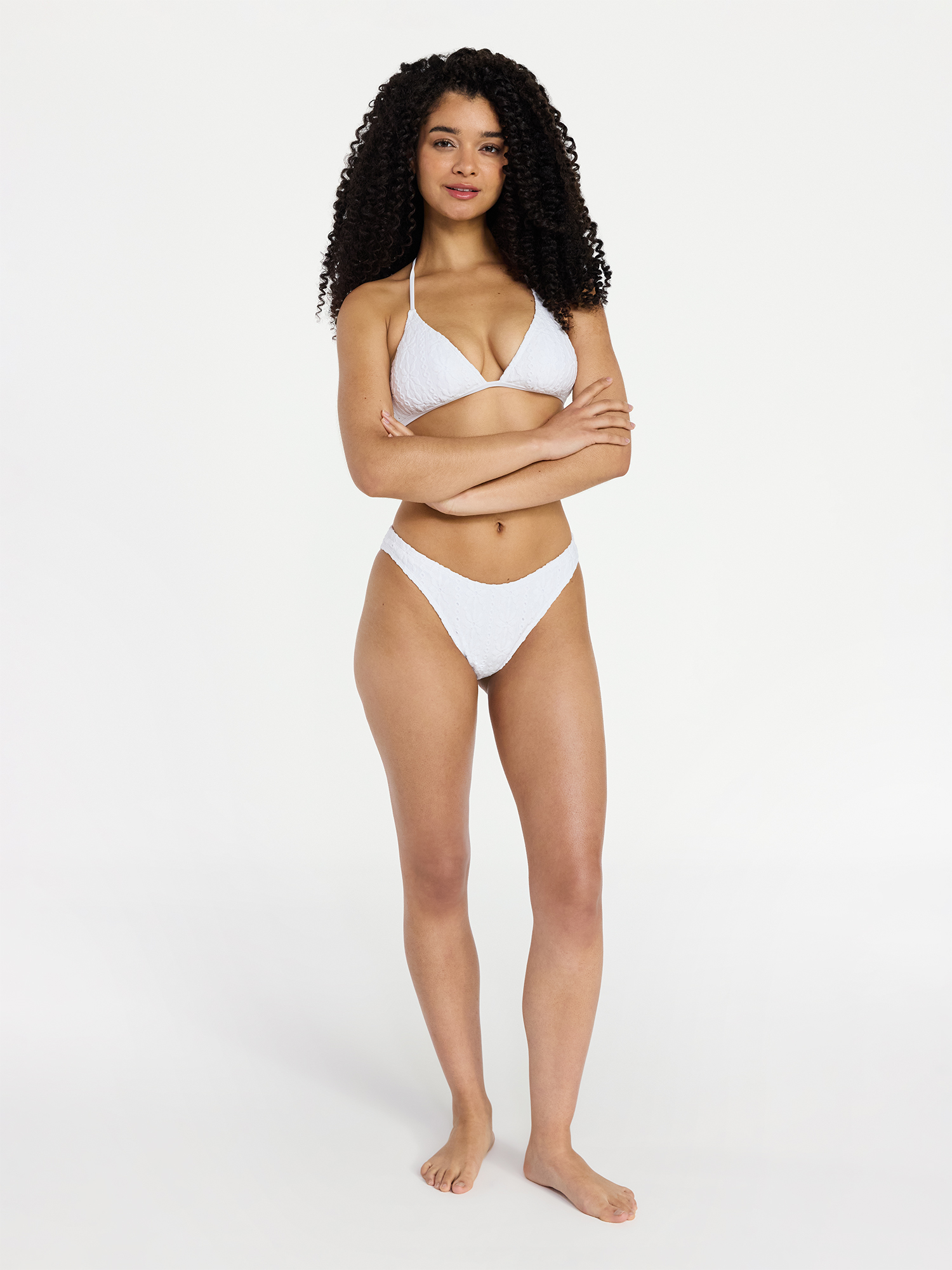 No Boundaries Missy Daisy High Leg Bikini Bottoms, Women’s XXS-XXL