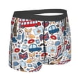 thumbnail image 3 of Daiia London Symbols1 Men's Underwear Boxer Briefs, Cotton Stretch Moisture-Wicking Underwear-X-Large, 3 of 9