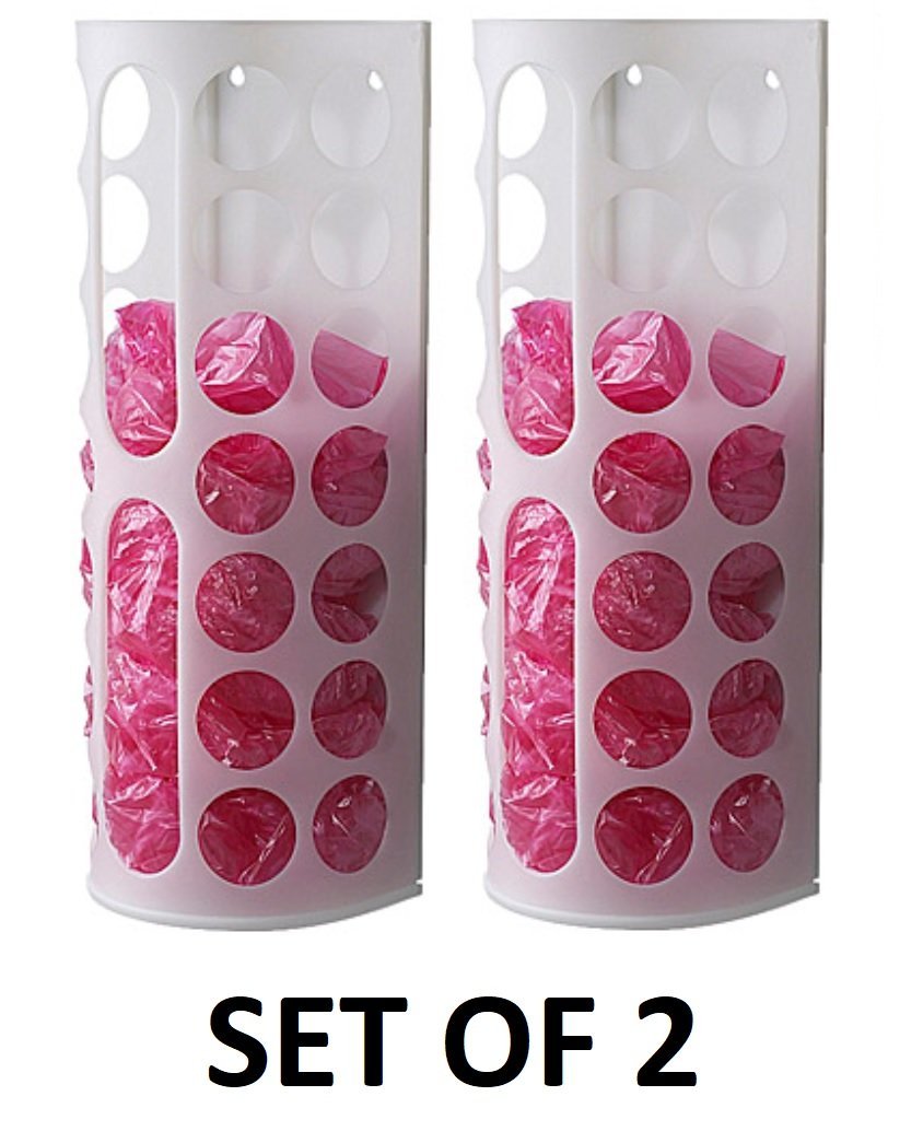 IKEA VARIERA Modern Recycling Plastic Bag Holder Wall Mount 800.102.22