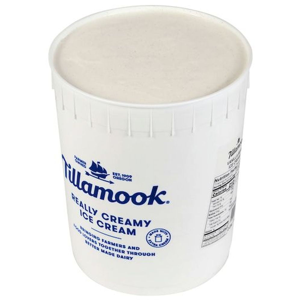 Tillamook Vanilla Bean Ice Cream, 3 Gallon