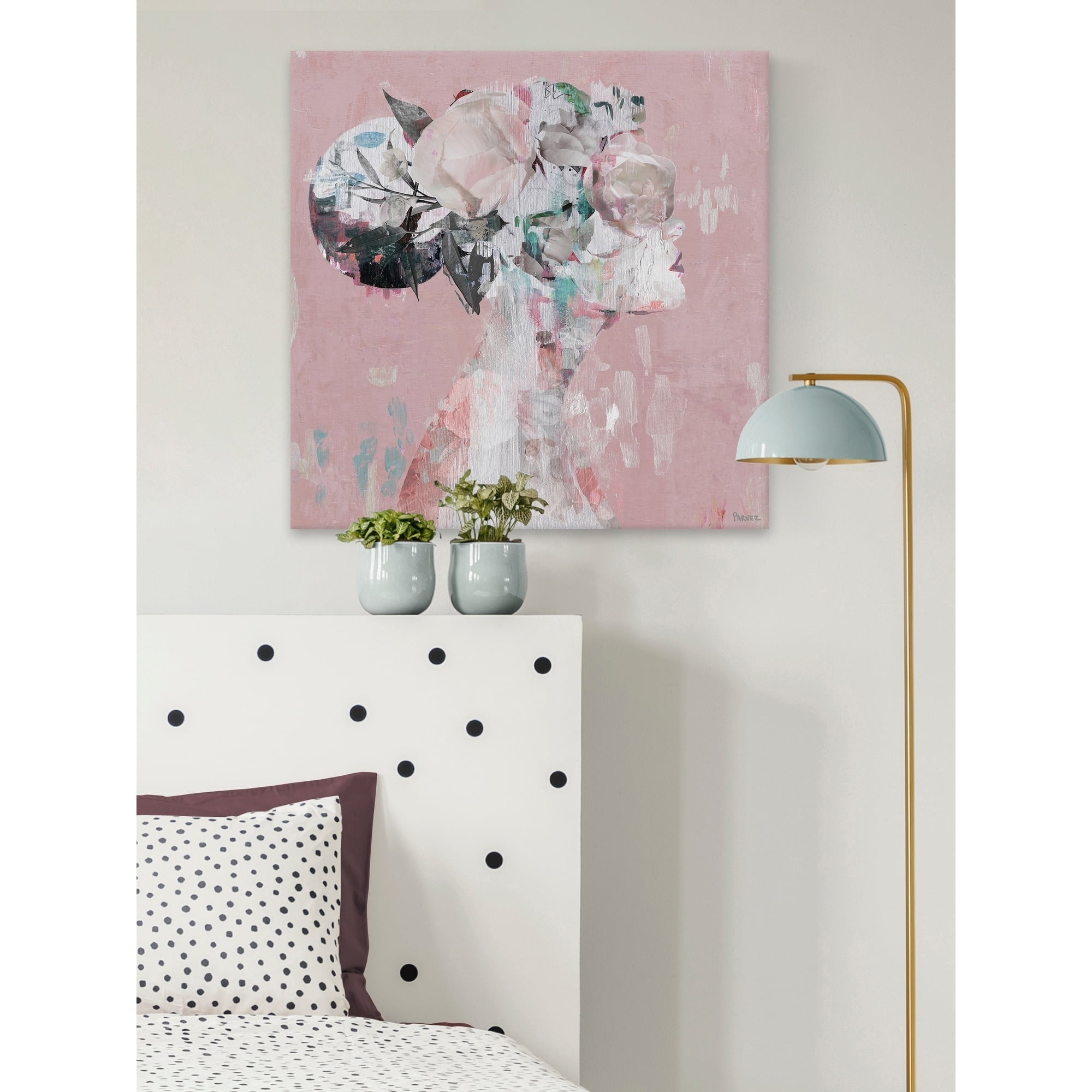 Parvez Taj Elegant Bun Canvas Wall Art