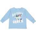 thumbnail image 3 of Inktastic Birthday Shark Boys or Girls Long Sleeve Toddler T-Shirt, 3 of 5