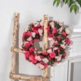 thumbnail image 6 of Duslogis 5 Pcs 39.4 Ft Flower Garland,Rose Garland,Pink Flower Vines for Decoration, Wedding, Garden, Wall Decoration,Backdrop,Bedroom,Birthday Party (Pink), 6 of 7