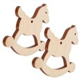 thumbnail image 2 of Decoración 10 Uds placas colgantes de madera DIY artesanía hecha a mano suministros de decoración de árbol de Navidad de Año Nuevo ANGGREK  Otros, 2 of 8