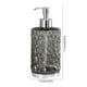 thumbnail image 3 of Dispensador de Jabón de Manos 420ml -- Botella de Plástico, Negro/Blanco/Transparente/Gris, Acción de Bomba para Estación de Lavado de Manos de Baño/Cocina/Sanitario (17.3x7.3x7.3cm), 3 of 6