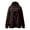 Coffee, variant on JIAYUE Womens Leopard Print Pet Pocket Hoodie Soft Long Sleeve Pullover Hooded Sweatshirt Built In Front Pet Holding Pocket Cat Graphic Loose Fit Casual Tops,Size,S