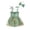 R98-Green, variant on RMGVDSD Baby Girl First Birthday Outfit Summer Sleeveless Floral Embroidered Tulle Romper Dress With Headband Infant One Year Clothes 6-12 Months