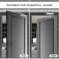 thumbnail image 2 of Automatic Hydraulic Door Closer With Stop Device, Adjustable Spring Door Closer, Buffer Closed Commercial And Residential Use 40-65 Kg Door, Silverbr-, 2 of 3
