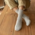 thumbnail image 5 of Men's 6/2 PairsMerino Wool Crew Socks Size 9-14 Thick Striped Thermal Socks for Winter Hiking & Daily Wear, 5 of 5