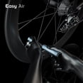 thumbnail image 3 of QualitChoice Bicycle Pump Portable Mountain Bike Tire Inflator Retractable Dual Valve Basketball Outdoor Riding Pumps with Needle Black 1Set, 3 of 6
