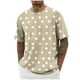 thumbnail image 1 of Camisetas de Manga Larga para Hombre de Algodón, Impresión Cuello Redondo Moda Casual Camisetas de Manga Corta para Diario Y Casual, 1 of 5