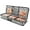 Grey, variant on Home Textile Storage Large Capacity Decorative Organizer for Wrapping Paper and Accessories Seasonal Home Organization Solution for Card and Holiday Craft Storage,40.5*14*6 in,Black
