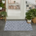 thumbnail image 2 of Nourison Versatile Indoor/Outdoor Denim Blue 2' x 4' Area Rug, (2x4), 2 of 8