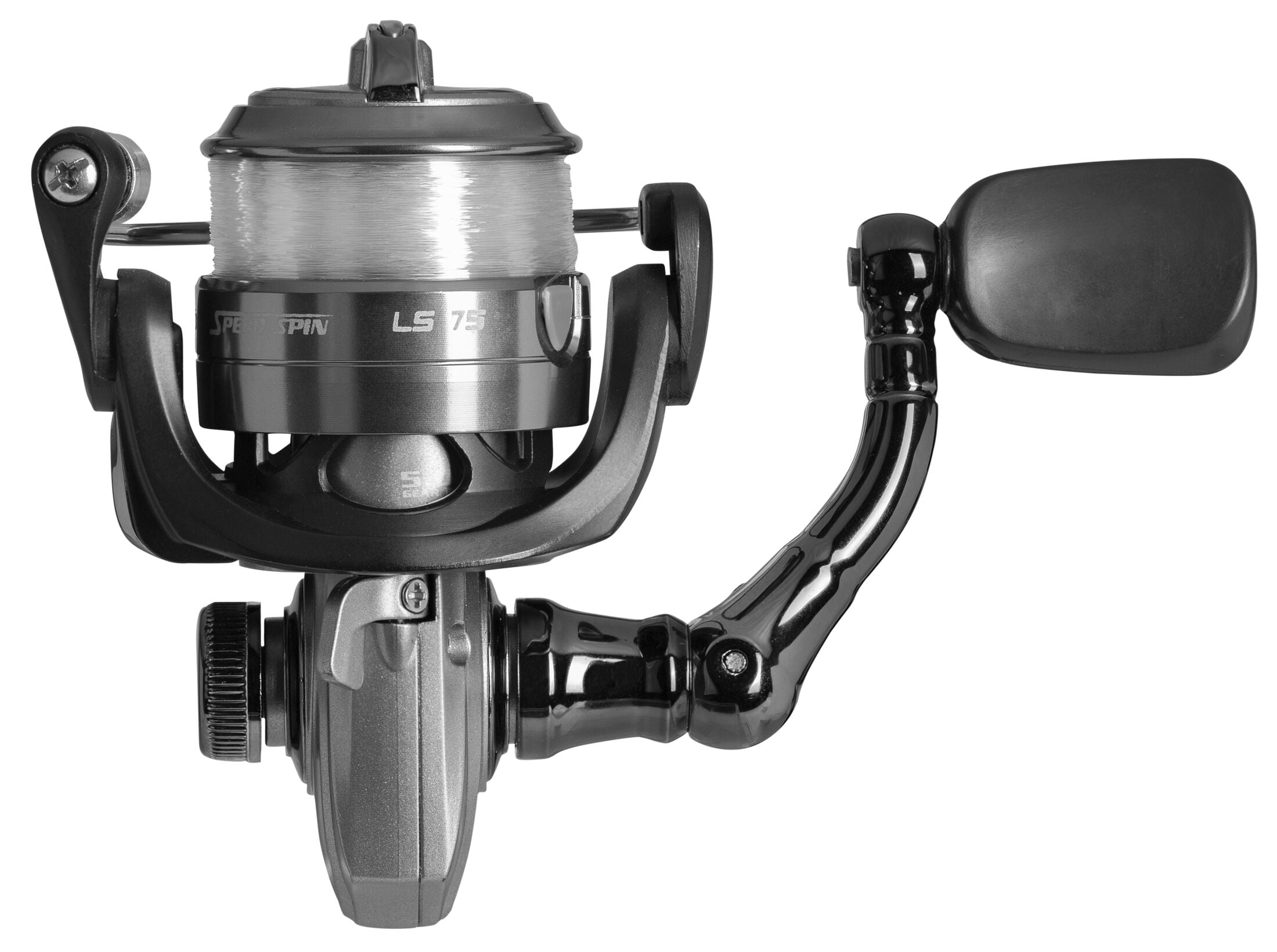 Lew’s Laser Lite Speed Spinning Fishing Reel, Size 50, 5.0:1 Gear Ratio, 6+1 Bearings (Clam Packaging)