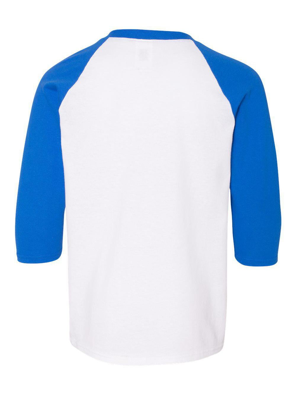 Gildan Heavy Cotton YOUTH Raglan Tee Baseball T-Shirt 5700B XS-XL 