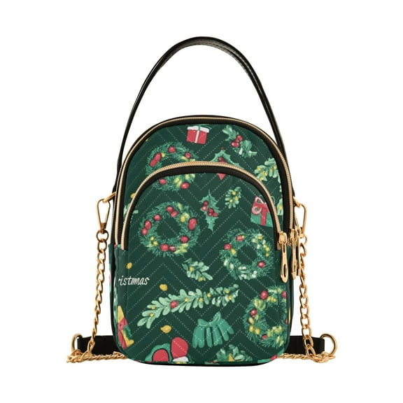 joogoo Women Christmas Gifts Chain Crossbody Bags Shoulder Handbag Phone Purse