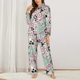 thumbnail image 2 of Pajamas for Women Set - West Cowgirl Disco Comfy Long Sleeve Button Up Pajama Sets for Women 2 Piece, Soft Sleepwear Nightwear Pjs Lounge Sets for Women with Pockets, 2 of 6