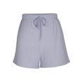 thumbnail image 3 of yievot Short de Course Ample Uni pour Femme, Mode Décontractée Printemps et Été, 3 of 5