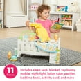 thumbnail image 2 of Melissa & Doug Mine to Love Bedtime Play Set for Dolls with Night-Light, Baby Monitors, Mobile, More (11 pcs), 2 of 9