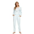 thumbnail image 1 of MintLimit Women's Pajamas Set Long Sleeve Shirt and Pants Sleepwear Nightwear Soft Pjs Lounge Sets Pjs, 1 of 4