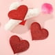 thumbnail image 2 of Pinzas para el pelo de peluche con forma de corazón rojo, estilo dulce, para San Valentín o uso diario., 2 of 6