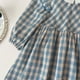thumbnail image 4 of Korean Children's Dress 2-7 Y Spring Girls Plaid Lace Collar Princess Dress Cute Flying Sleeve Kid's Clothes, 4 of 6