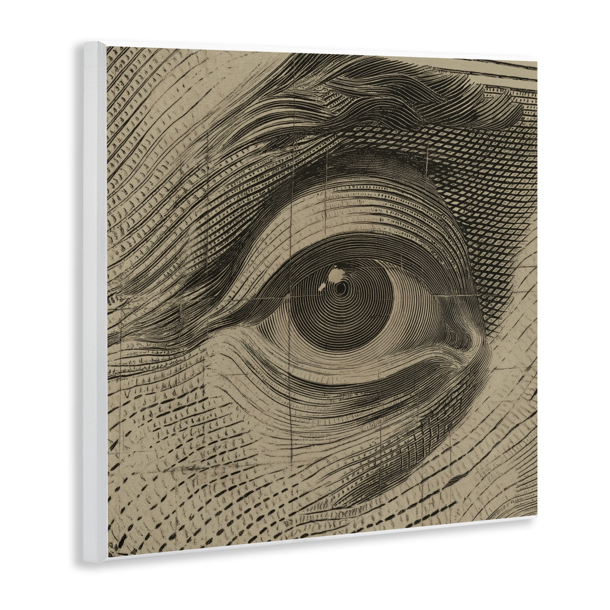 Stupell Industries Franklin's Gaze Eye Wall Plaque Art, design by Svetlana Aleynikova