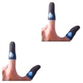 thumbnail image 3 of Kearding 1 Pair Game Fingertip Gloves Sweat Proof Screen Breathable Part Smartphone Accessories Elastic Gaming Sleeves Touch Type2, 3 of 6