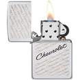 thumbnail image 3 of Zippo Lighter - Personalized Message Engraved on Backside for Chevy Chevrolet Windproof Lighter (Brushed Chrome 49305), 3 of 10