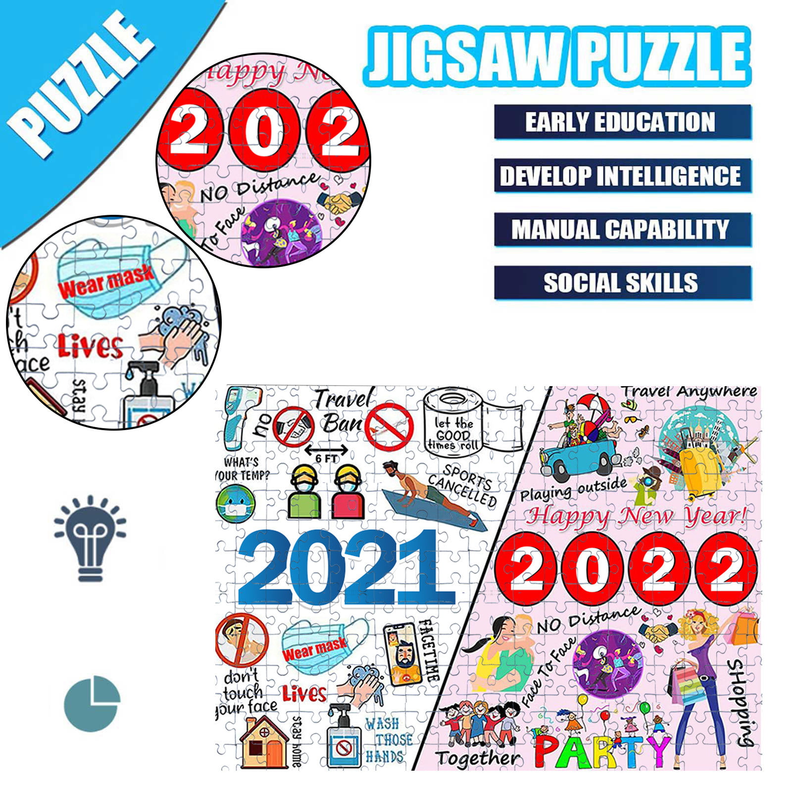 Zodiac Horoscope Jigsaw Puzzle 500 Pieces Landscape Educational Toy DIY 