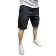 thumbnail image 4 of Aayomet Mens Shorts Trousers Shorts Solid Pant Male Pant Shorts Slim Pocket Casual Summer Name Brand Shorts for Men Black,XL, 4 of 5