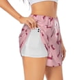 thumbnail image 3 of Lsque Dachshund Dog Puppy Printed Women's Running Shorts with Liner Pockets,Elastic Quick Dry Workout Athletic Gym Yoga Shorts,Womens High Waist Shorts-Medium, 3 of 9