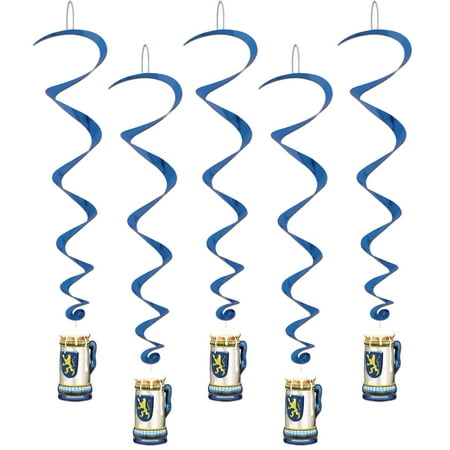 Beistle - Oktoberfest Whirls - 3' 4" - Pack of 6
