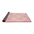 thumbnail image 2 of Ahgly Company Indoor Square Abstract Red Contemporary Area Rugs, 4' Square, 2 of 4