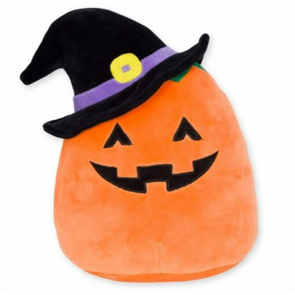 Squishmallows Stump Skeleton Black Yellow Cat 7 inch Plush Toy