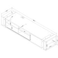 thumbnail image 3 of South Shore Munich, Farmhouse TV Stand, 75" White, 3 of 14