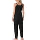 thumbnail image 3 of Conjunto de pijama de felpa esponjosa sin mangas para mujer INSPIRE CHIC, con pantalones jogger gruesos, ropa de casa y pijamas en negro, 3 of 5