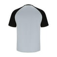 thumbnail image 4 of CHEEREAM Mens Casual Slim Fit T Shirts Raglan Short Sleeve Crewneck Baseball Tees Color Block Workout Fashion Shirt Gray M, 4 of 6