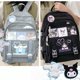 thumbnail image 3 of Mochila Kuromi De Dibujos Animados De Las Mujeres Cinnamoroll Mochilas Impermeable Multibolsillo De Nylon Mochila Escolar Estudiante Niñas Kawaii Cinnamoroll Sanrio mochilas escolars, 3 of 3
