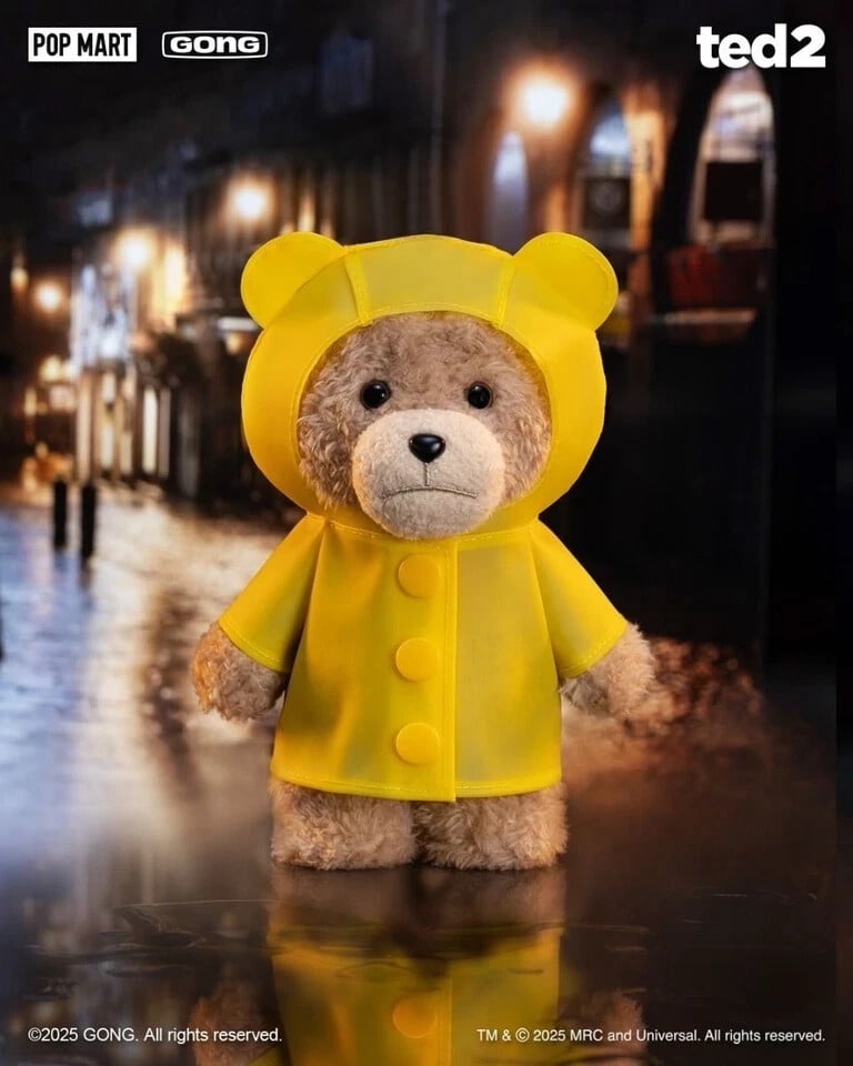 US Seller Pop Mart Ted2 Teddy Bear Action Plush Pendant Assortment Box
