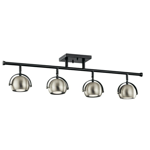 Kichler Lighting 42589BK Four Rail Light from The Solstice Collection, Black
