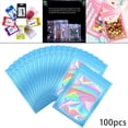 thumbnail image 4 of 100 bolsas de aluminio resellables para olores, impermeables, a prueba de olores, Mylar azul, 4 of 9
