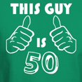 thumbnail image 3 of CafePress - This Guy Is 50 T Shirt - Men's Classic Graphic Cotton T-Shirt, 3 of 4