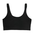 thumbnail image 2 of Bralette acanalado INC para mujer, negro, mediano, 2 of 2