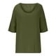 thumbnail image 5 of Vestidos Casuales Para Mujer, Blusas De Mujer De Moda Blusa de verano para mujer, con cuello en V, manga corta, holgada, con botones y lino, 5 of 5