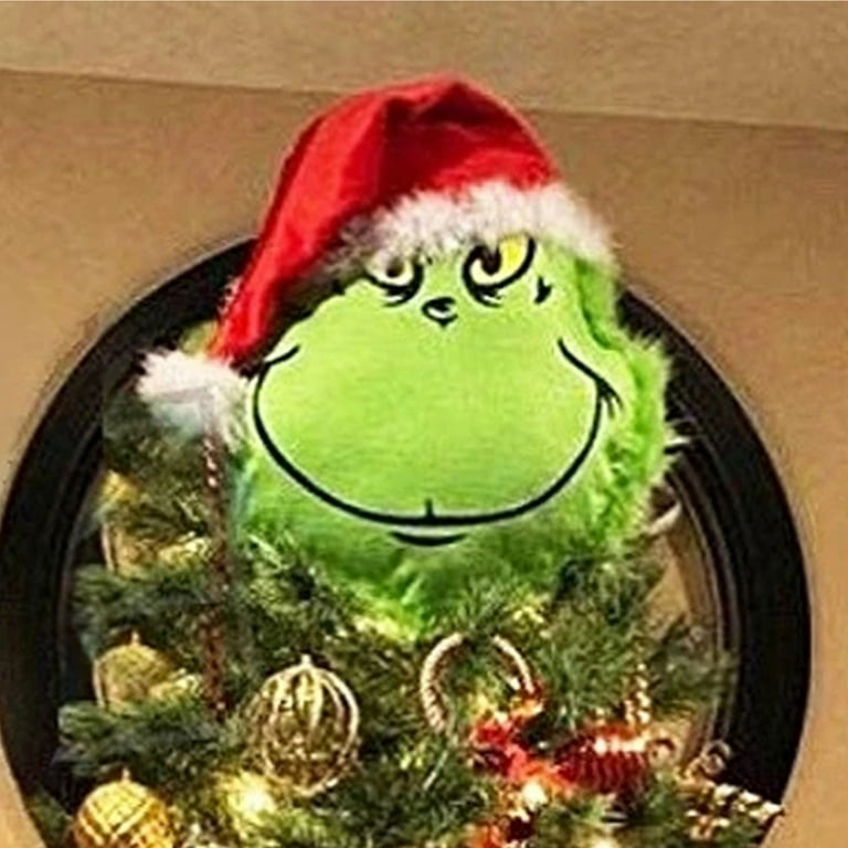 Feather Grinch Large Ball Ornament