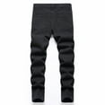 thumbnail image 4 of Angala Boys Distressed Jeans High Street Fashion Casual Long Pants For Kids Comfortable Stretch Denim Trousers Spring Autumn Elastic Cozy Lightweight Children Trousers 5-6 Years, 4 of 9